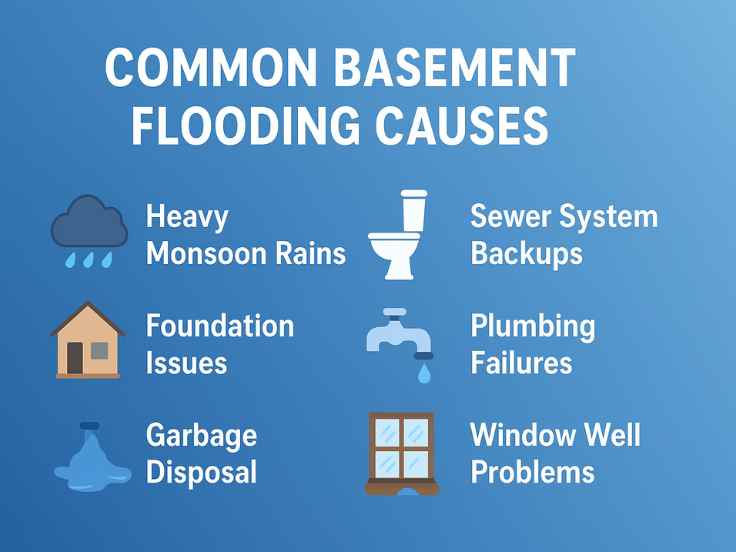 common basement flooding causes in tucson